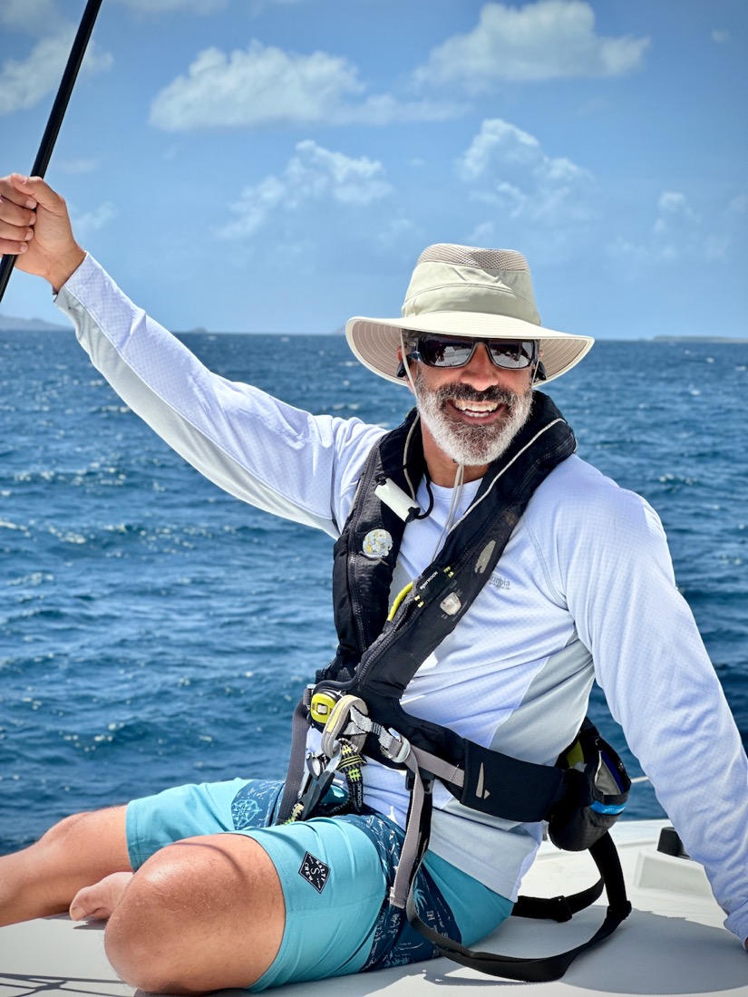Sailing on deck